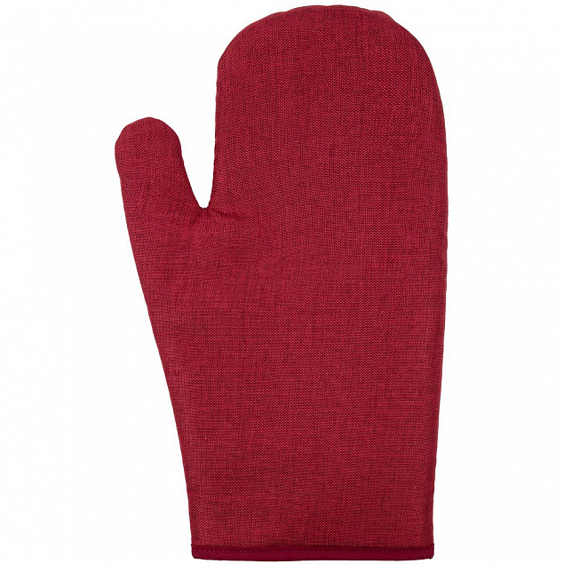 Прихватка-рукавица Settle In, красная с логотипом  заказать по выгодной цене в кибермаркете AvroraStore