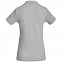 Рубашка поло женская Safran Timeless серый меланж с логотипом  заказать по выгодной цене в кибермаркете AvroraStore