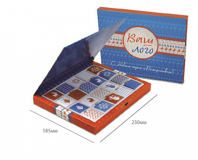Набор шоколада Choco Book на заказ с логотипом  заказать по выгодной цене в кибермаркете AvroraStore