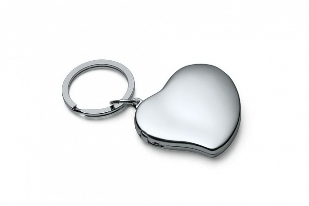 Брелок-медальон Heart с логотипом  заказать по выгодной цене в кибермаркете AvroraStore