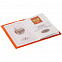 Обложка для паспорта Twill, оранжевая с логотипом  заказать по выгодной цене в кибермаркете AvroraStore
