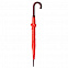 Зонт-трость Standard, красный с логотипом  заказать по выгодной цене в кибермаркете AvroraStore