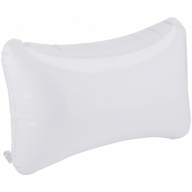 Надувная подушка Ease, белая с логотипом  заказать по выгодной цене в кибермаркете AvroraStore