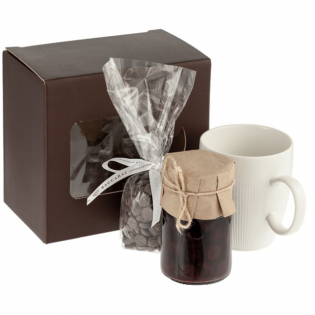 Коробка Gifthouse, коричневая с логотипом  заказать по выгодной цене в кибермаркете AvroraStore