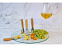 Набор для сыра со стеклянной доской «Gauda» с логотипом  заказать по выгодной цене в кибермаркете AvroraStore