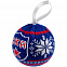Шарик новогодний «СКА», синий с логотипом  заказать по выгодной цене в кибермаркете AvroraStore