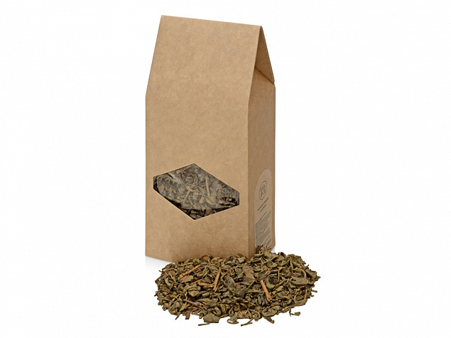 Чай "Порох крупный", зеленый с логотипом  заказать по выгодной цене в кибермаркете AvroraStore