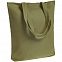Холщовая сумка Avoska, хаки с логотипом  заказать по выгодной цене в кибермаркете AvroraStore