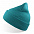 Шапка вязаная  двойная "Wind", с отворотом_ярко синий,100% акрил  с логотипом  заказать по выгодной цене в кибермаркете AvroraStore