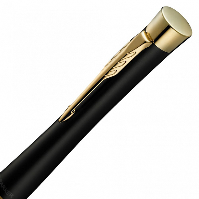 Ручка шариковая Parker Urban Twist Black GT с логотипом  заказать по выгодной цене в кибермаркете AvroraStore