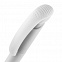 Ручка шариковая Clear Solid, белая с логотипом  заказать по выгодной цене в кибермаркете AvroraStore