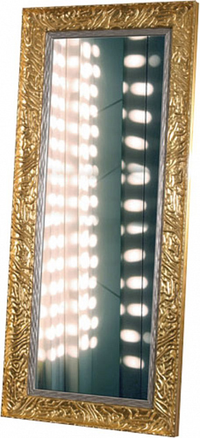 Зеркало Classic, в золотистой раме с логотипом  заказать по выгодной цене в кибермаркете AvroraStore