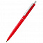 Ручка шариковая Dot - Красный PP с логотипом  заказать по выгодной цене в кибермаркете AvroraStore