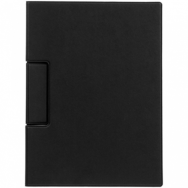Папка-планшет Devon, черная с логотипом  заказать по выгодной цене в кибермаркете AvroraStore