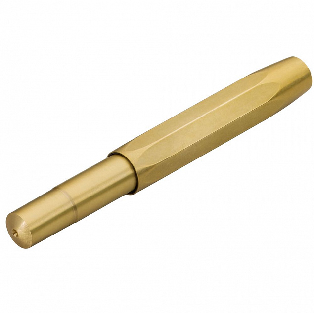 Роллер Brass Sport, золотистый с логотипом  заказать по выгодной цене в кибермаркете AvroraStore