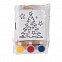 Набор для раскраски  "Дед Мороз":холст,мольберт,кисть, краски 3шт с логотипом  заказать по выгодной цене в кибермаркете AvroraStore