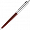 Ручка шариковая Senator Point Metal, красная с логотипом  заказать по выгодной цене в кибермаркете AvroraStore