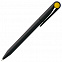 Ручка шариковая Prodir DS1 TMM Dot, черная с желтым с логотипом  заказать по выгодной цене в кибермаркете AvroraStore