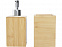 Набор из 3 аксессуаров из бамбука для ванной комнаты Hedon, natural с логотипом  заказать по выгодной цене в кибермаркете AvroraStore