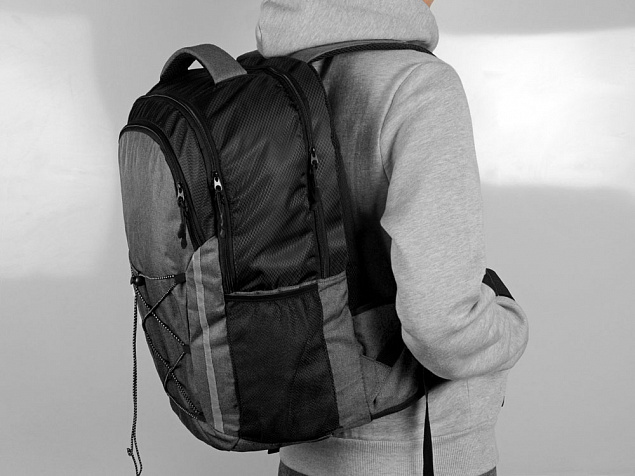 Рюкзак туристический Outdoor, серый с логотипом  заказать по выгодной цене в кибермаркете AvroraStore