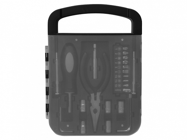 Набор инструментов в пластиковом кейсе Fixit с логотипом  заказать по выгодной цене в кибермаркете AvroraStore