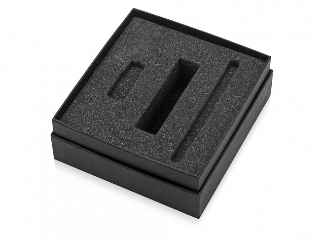 Коробка подарочная Smooth M для зарядного устройства, ручки и флешки с логотипом  заказать по выгодной цене в кибермаркете AvroraStore