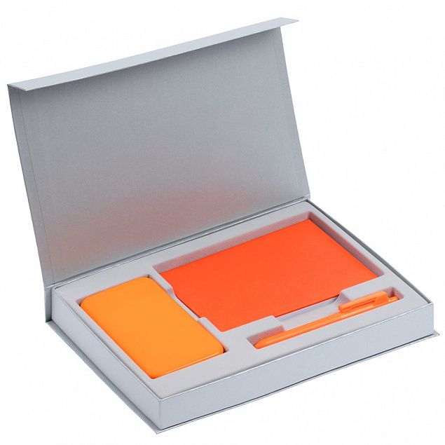 Набор Cluster Energy, оранжевый с логотипом  заказать по выгодной цене в кибермаркете AvroraStore