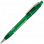 Ручка шариковая Semyr Frost, зеленая с логотипом  заказать по выгодной цене в кибермаркете AvroraStore
