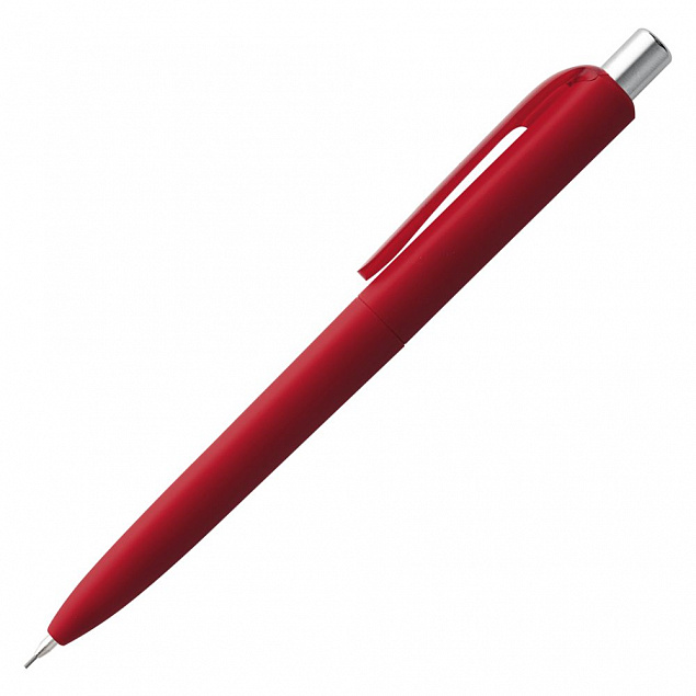 Карандаш механический Prodir DS8 MRR-C Soft Touch, красный с логотипом  заказать по выгодной цене в кибермаркете AvroraStore