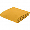 Флисовый плед Warm&Peace XL, желтый с логотипом  заказать по выгодной цене в кибермаркете AvroraStore