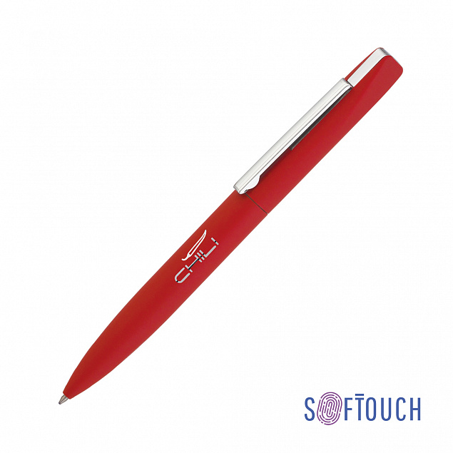 Ручка шариковая "Mercury", покрытие soft touch с логотипом  заказать по выгодной цене в кибермаркете AvroraStore