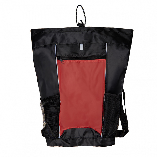 Рюкзак Fab, красный/чёрный, 47 x 27 см, 100% полиэстер 210D с логотипом  заказать по выгодной цене в кибермаркете AvroraStore