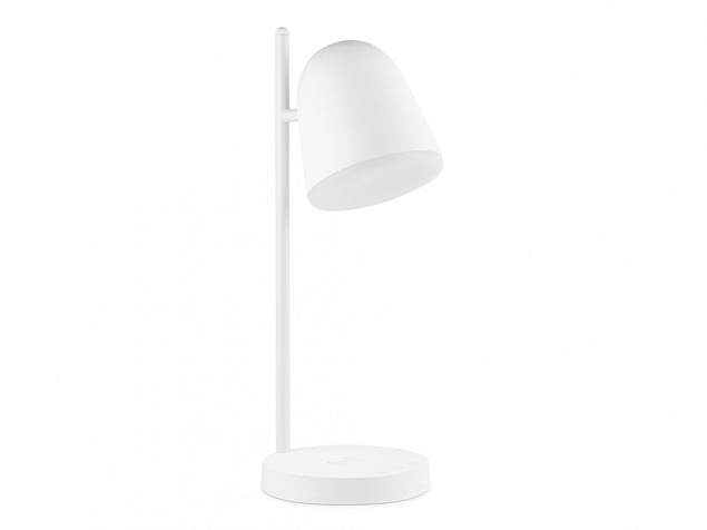 Настольная лампа с беспроводной зарядкой LED L2 с логотипом  заказать по выгодной цене в кибермаркете AvroraStore