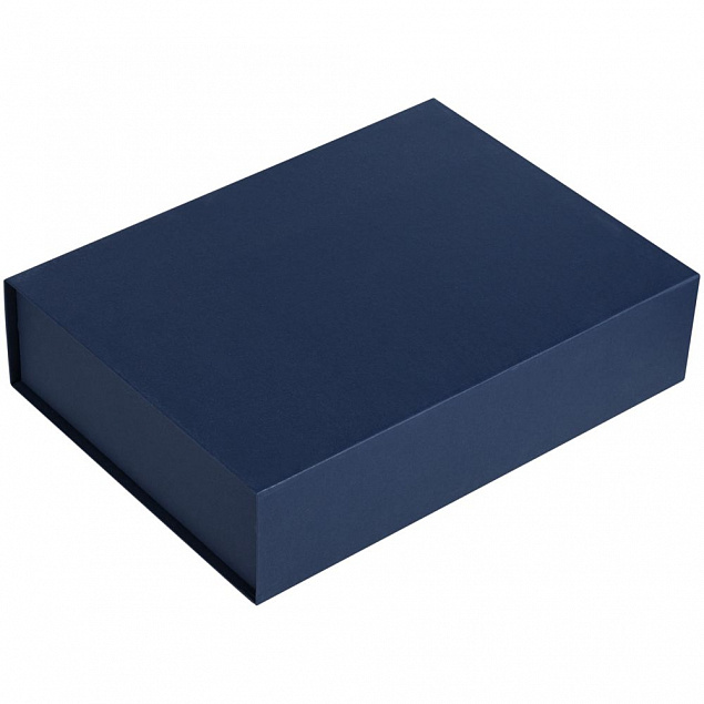 Коробка Koffer, синяя с логотипом  заказать по выгодной цене в кибермаркете AvroraStore