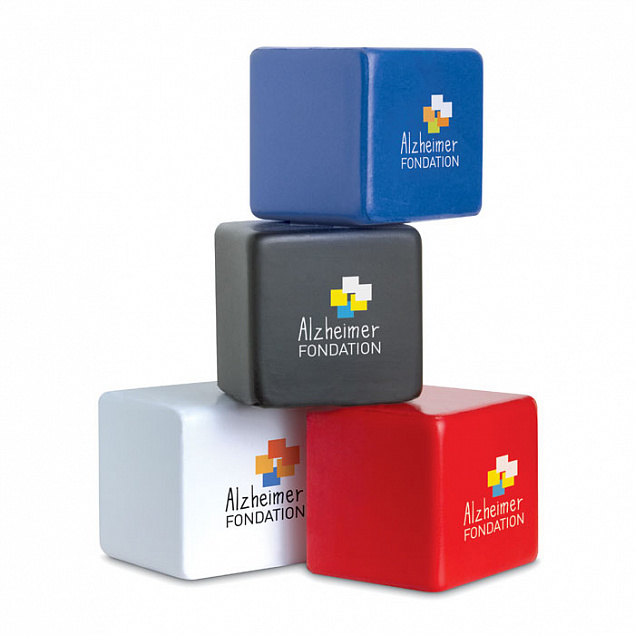 Антистресс "кубик" с логотипом  заказать по выгодной цене в кибермаркете AvroraStore