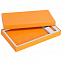 Набор Charme, оранжевый с логотипом  заказать по выгодной цене в кибермаркете AvroraStore