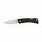 BOMBER Нож складной, нержавеющая сталь, черный с логотипом  заказать по выгодной цене в кибермаркете AvroraStore