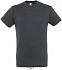 Фуфайка (футболка) REGENT мужская,Тёмно-серый/графит 4XL с логотипом  заказать по выгодной цене в кибермаркете AvroraStore
