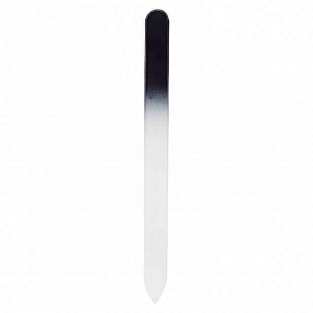Стеклянная пилочка для ногтей,черный с логотипом  заказать по выгодной цене в кибермаркете AvroraStore
