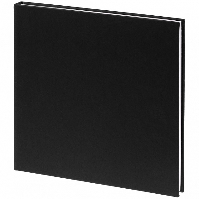 Скетчбук Object, черный с логотипом  заказать по выгодной цене в кибермаркете AvroraStore