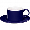 Набор для кофе Clio, синий с логотипом  заказать по выгодной цене в кибермаркете AvroraStore