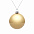 Елочный шар Finery Gloss, 8 см, глянцевый золотистый с логотипом  заказать по выгодной цене в кибермаркете AvroraStore