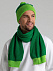 Шапка Snappy, зеленая с салатовым с логотипом  заказать по выгодной цене в кибермаркете AvroraStore
