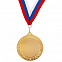 Медаль Regalia, большая, золотистая с логотипом  заказать по выгодной цене в кибермаркете AvroraStore