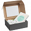 Коробка с окном Visible, серебристая с логотипом  заказать по выгодной цене в кибермаркете AvroraStore