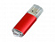 USB-флешка на 16 Гб с прозрачным колпачком с логотипом  заказать по выгодной цене в кибермаркете AvroraStore