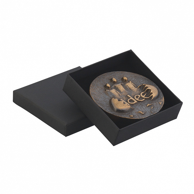 Медаль подарочная "Идея" с логотипом  заказать по выгодной цене в кибермаркете AvroraStore