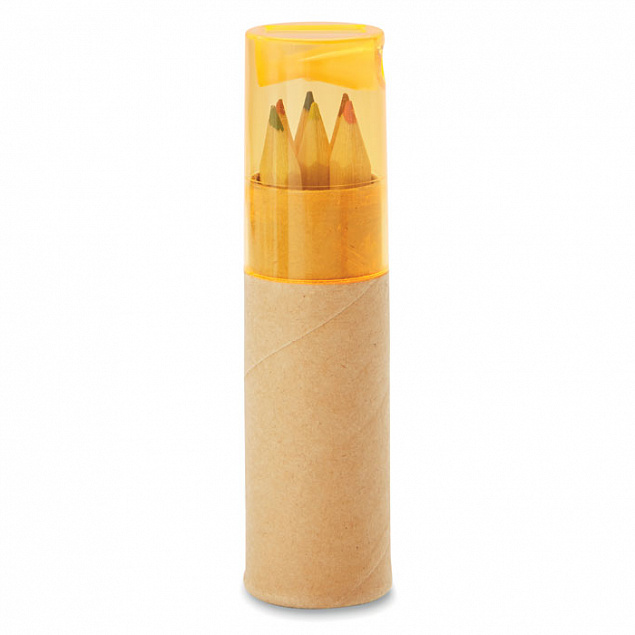 Набор карандашей с логотипом  заказать по выгодной цене в кибермаркете AvroraStore