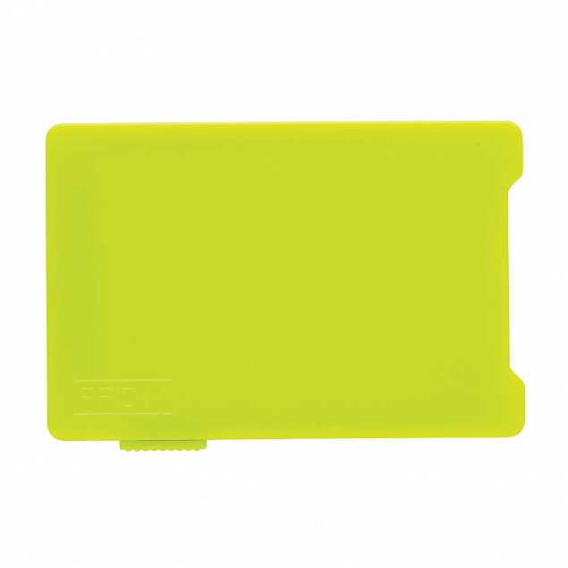 Держатель RFID для пяти карт, зеленый с логотипом  заказать по выгодной цене в кибермаркете AvroraStore