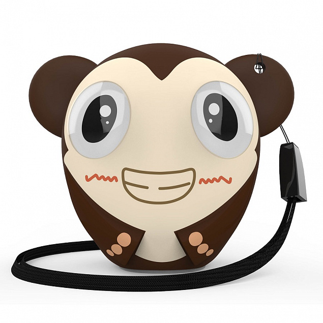 Беспроводная колонка Hiper ZOO Monkey с логотипом  заказать по выгодной цене в кибермаркете AvroraStore
